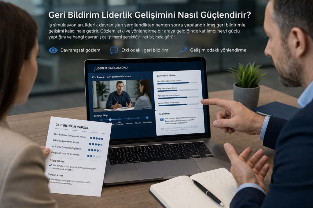 liderlik gelişiminde geri bildirim ve davranışsal gözlem